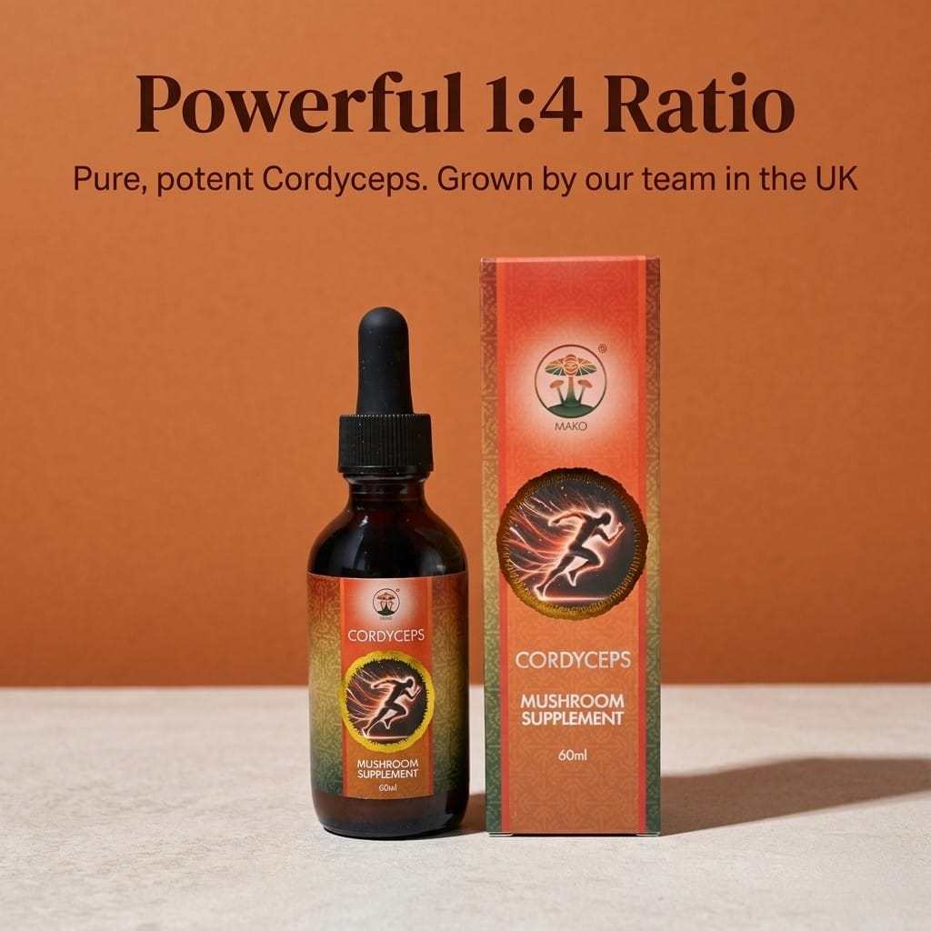 Mako Labs Mushroom Tincture Cordyceps Mushroom Tincture 60ml - Energy
